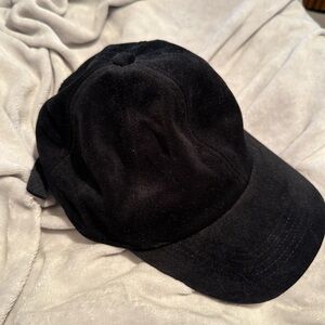 NWT Gap Velvet Baseball Cap Black adjustable